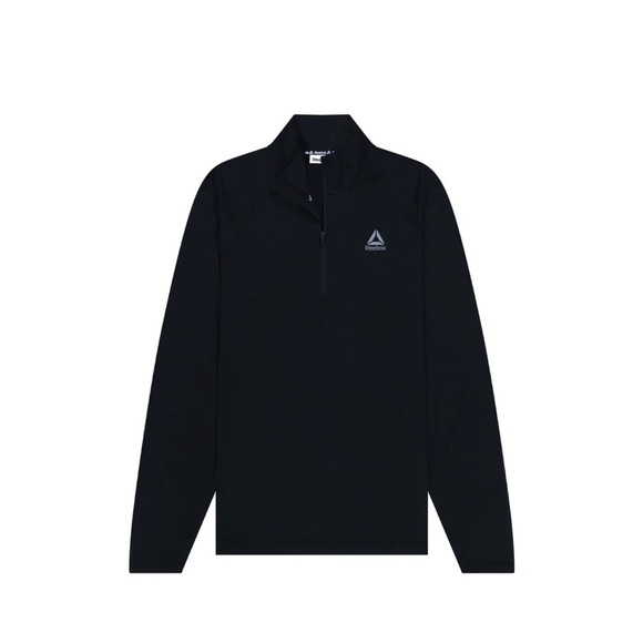 Reebok Mens Trail Quarter-Zip Active Pullover Sweatshirt, Size 2XL, Fitted Fit - Picture 3 of 4